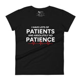 "No Patience" Women's Short Sleeve T-Shirt