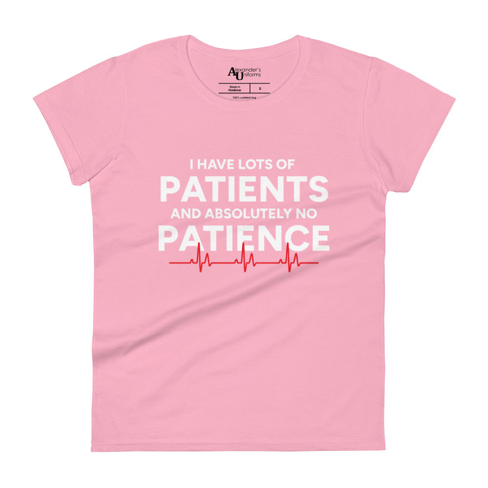 "No Patience" Women's Short Sleeve T-Shirt