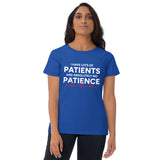 "No Patience" Women's Short Sleeve T-Shirt